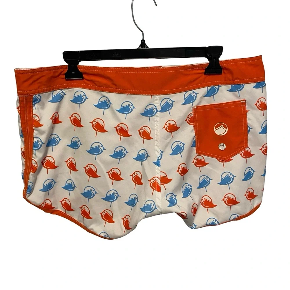 Liquid Force Size 13 Orange and Blue Athletic Shorts
